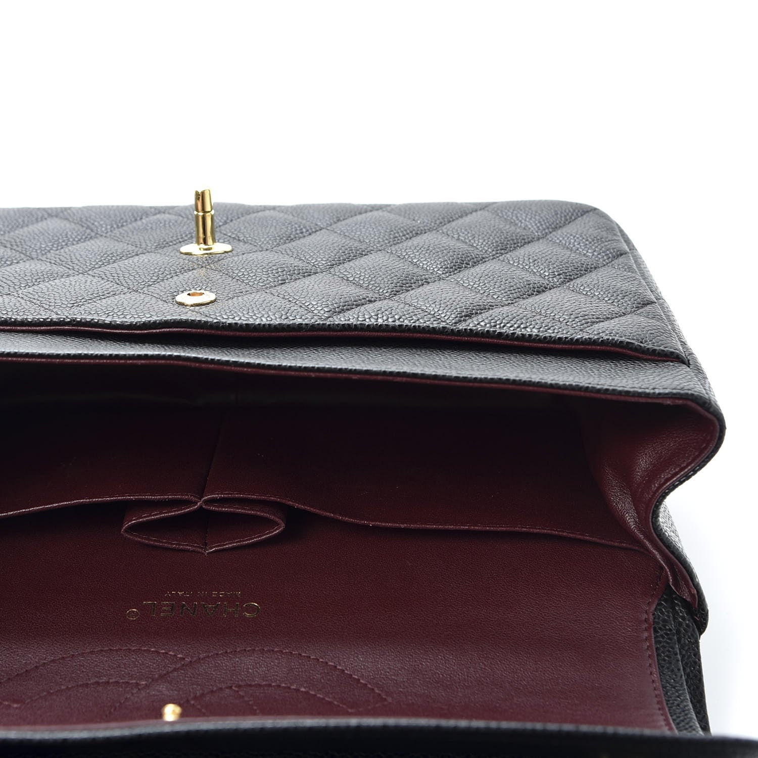 Chanel Caviar Quilted Jumbo Double Flap Black 4 of 9