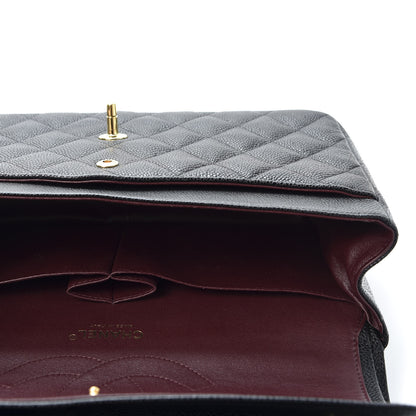 Chanel Caviar Quilted Jumbo Double Flap Black 4 of 9