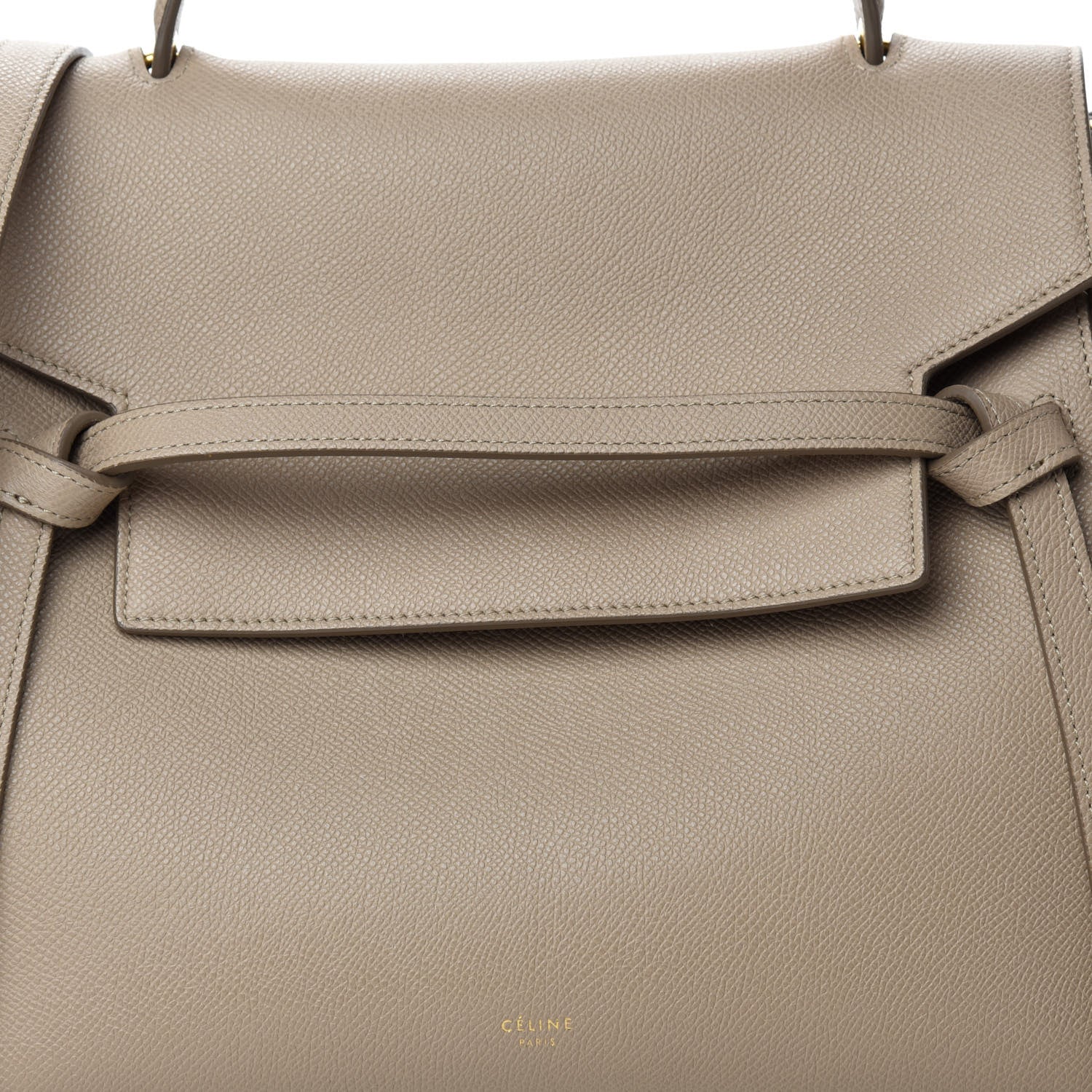 Celine Grained Calfskin Mini Belt Bag Light Taupe 10 of 10