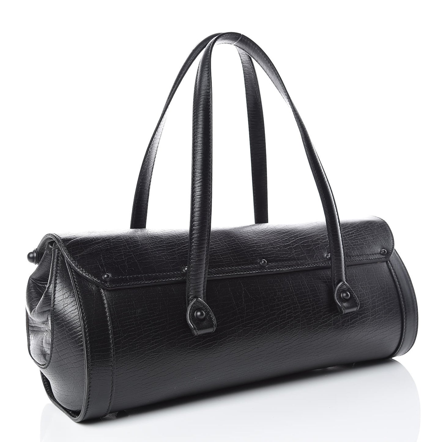 Calfskin Bamboo Bullet Black