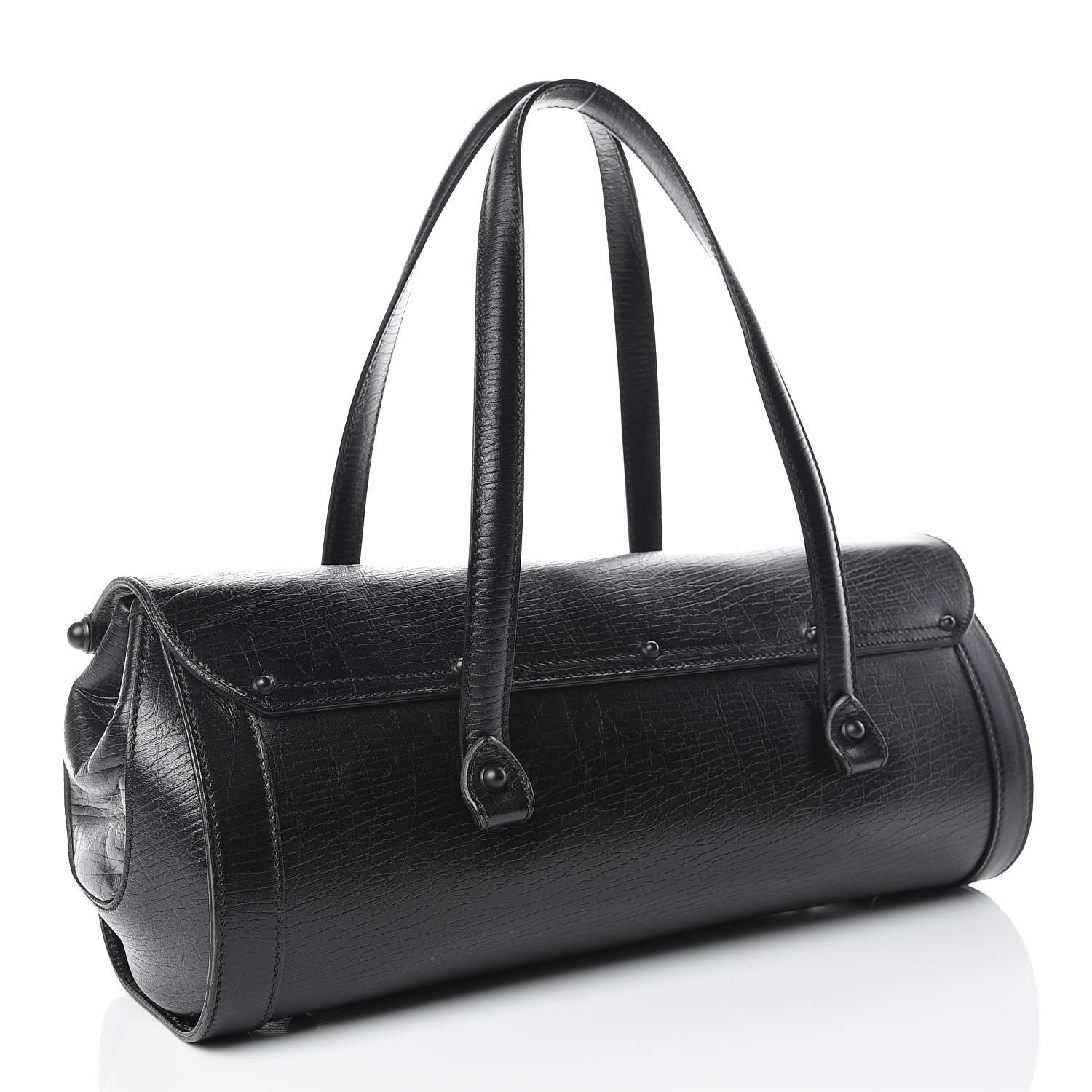 Gucci Calfskin Bamboo Bullet Black 3 of 20