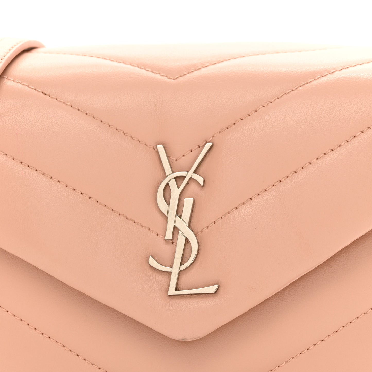 Calfskin Y Quilted Monogram Toy Loulou Crossbody Bag Tender Pink
