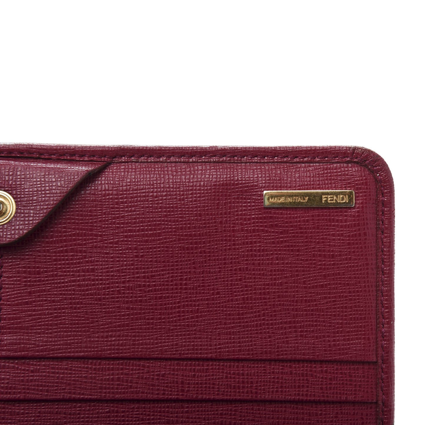 Vitello Elite Continental Wallet Rosso Scuro Ciliegia