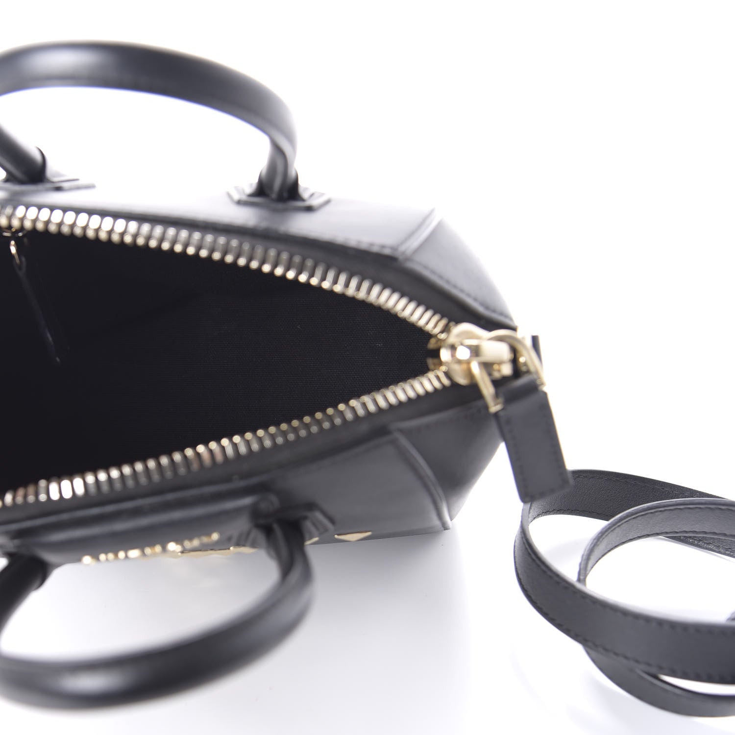 Givenchy Smooth Calfskin Triangle Studded Mini Antigona Black 5 of 11