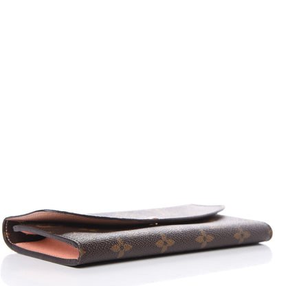 Louis Vuitton Monogram Emilie Wallet Rose Nacre 4 of 7