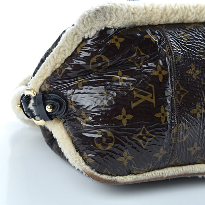 Louis Vuitton Patent Monogram Shearling Sac Thunder 11 of 12
