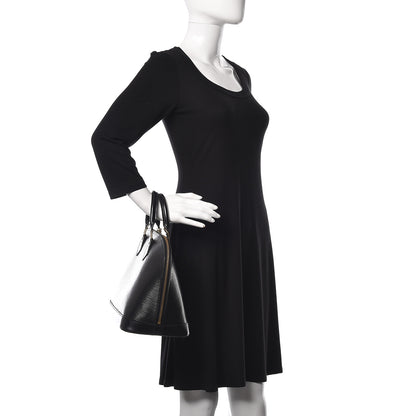 Louis Vuitton Epi Alma PM Black 2 of 11
