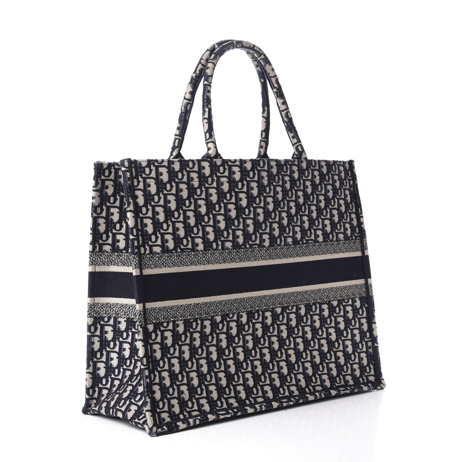 Christian Dior Oblique Book Tote Blue Multicolor 2 of 10