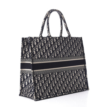 Christian Dior Oblique Book Tote Blue Multicolor 2 of 10