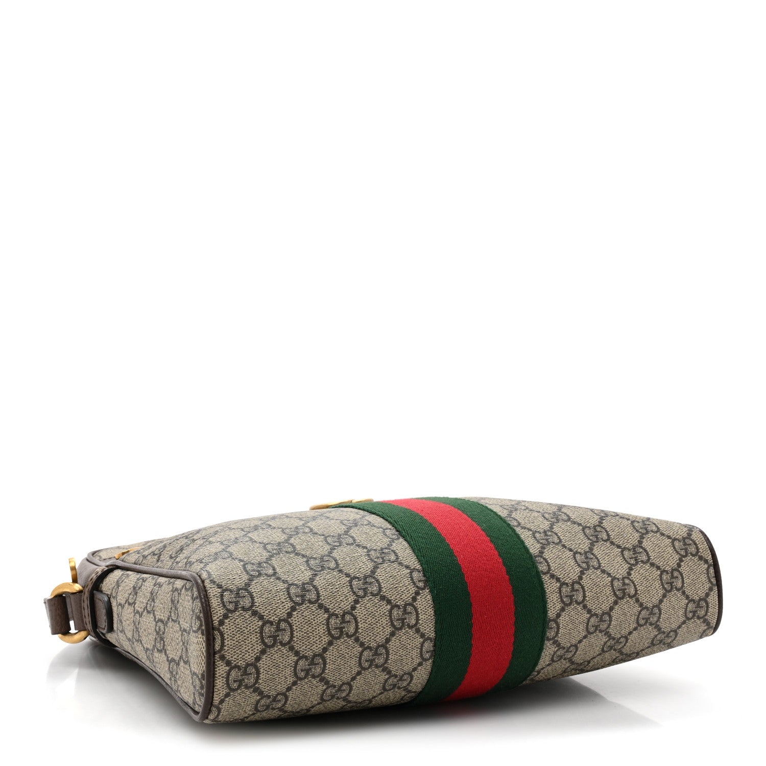 Gucci GG Supreme Monogram Web Medium Ophidia Messenger Bag Brown 4 of 10