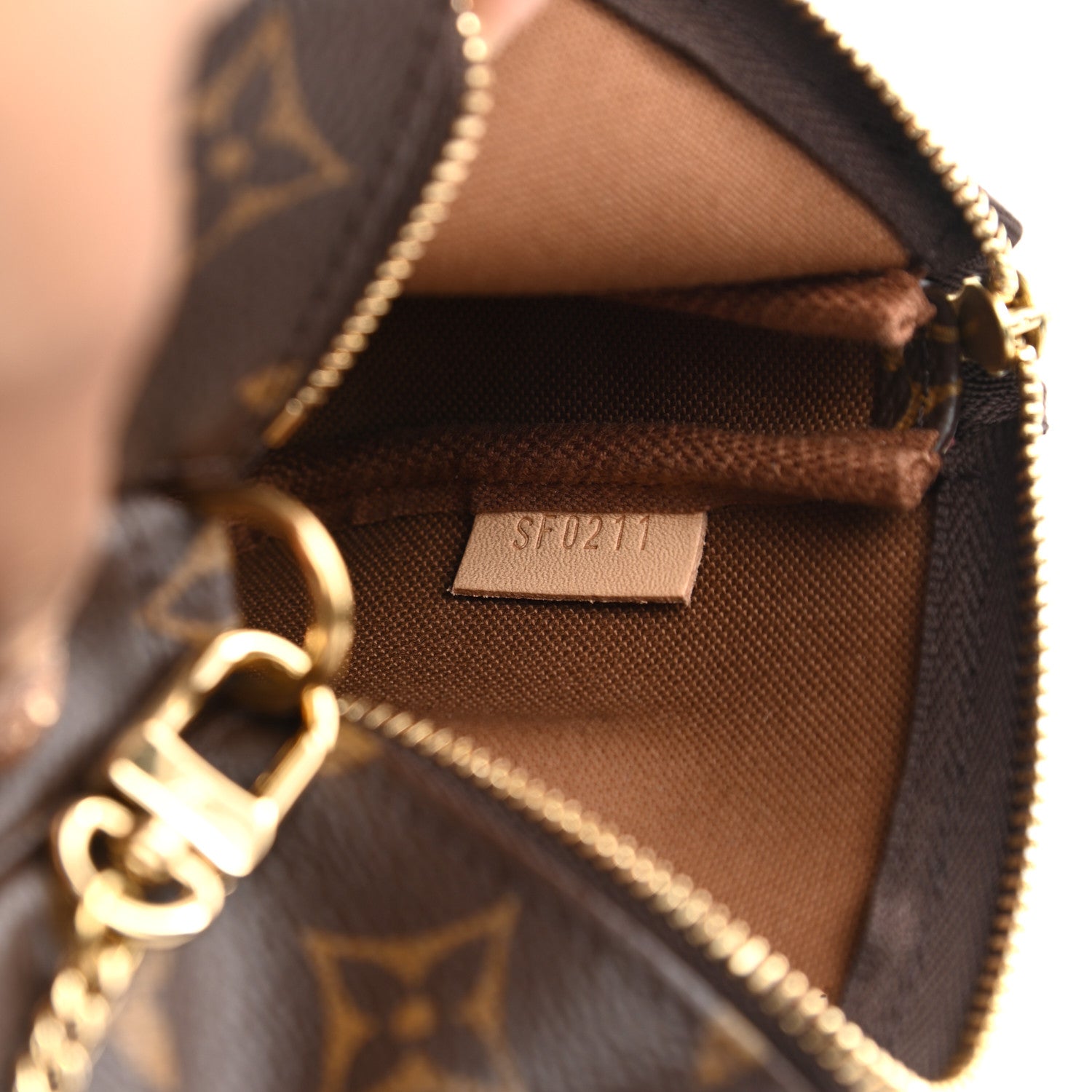 Louis Vuitton Monogram Mini Pochette Accessories 7 of 7