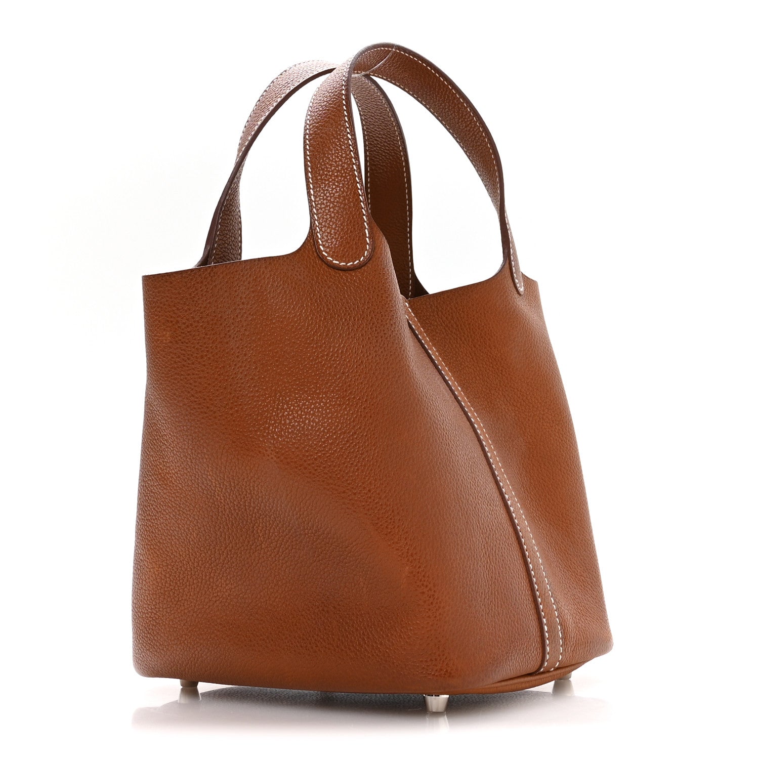 Hermes Barenia Faubourg Picotin Lock 18 PM Fauve 3 of 13