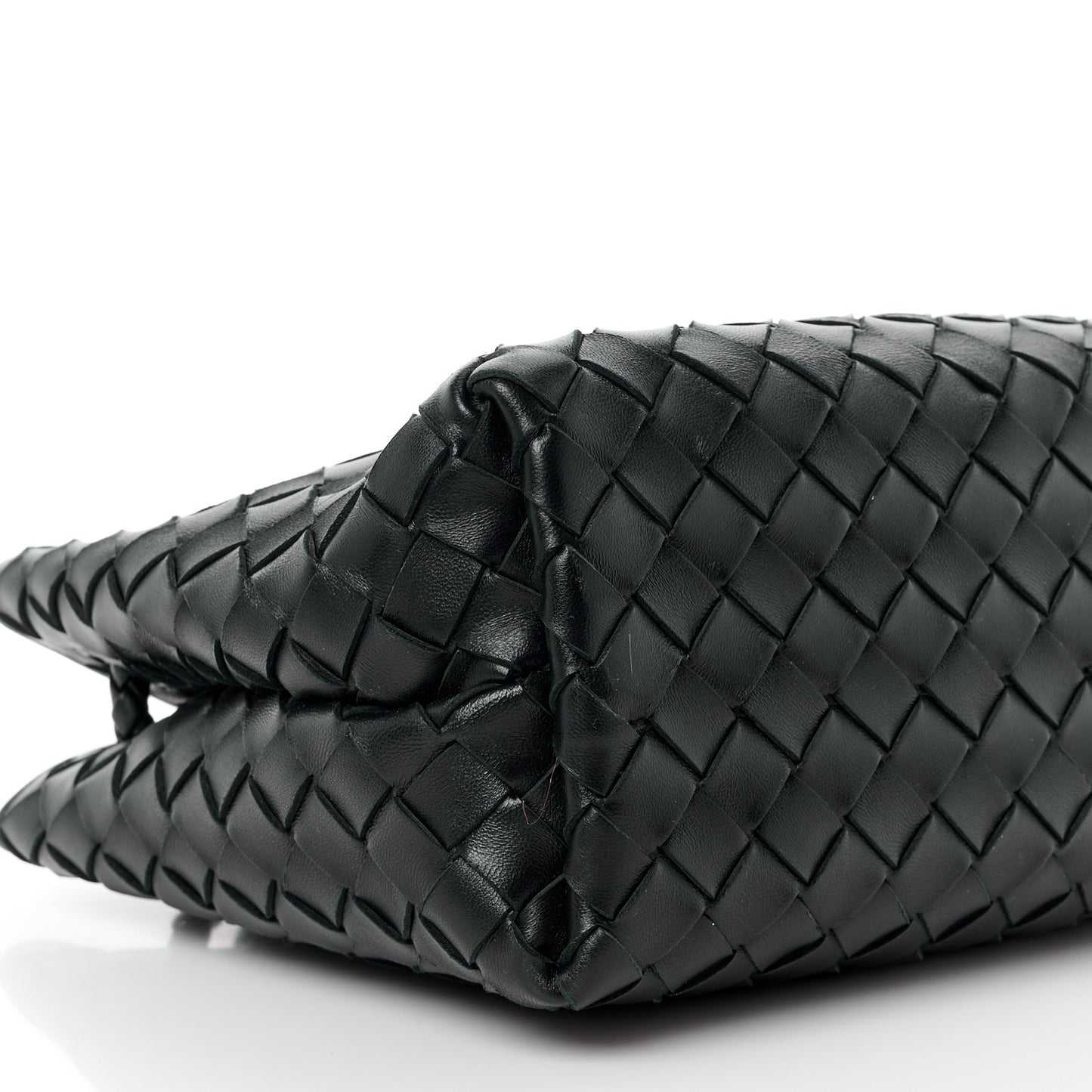 Nappa Intrecciato Small Andiamo Shoulder Bag Black