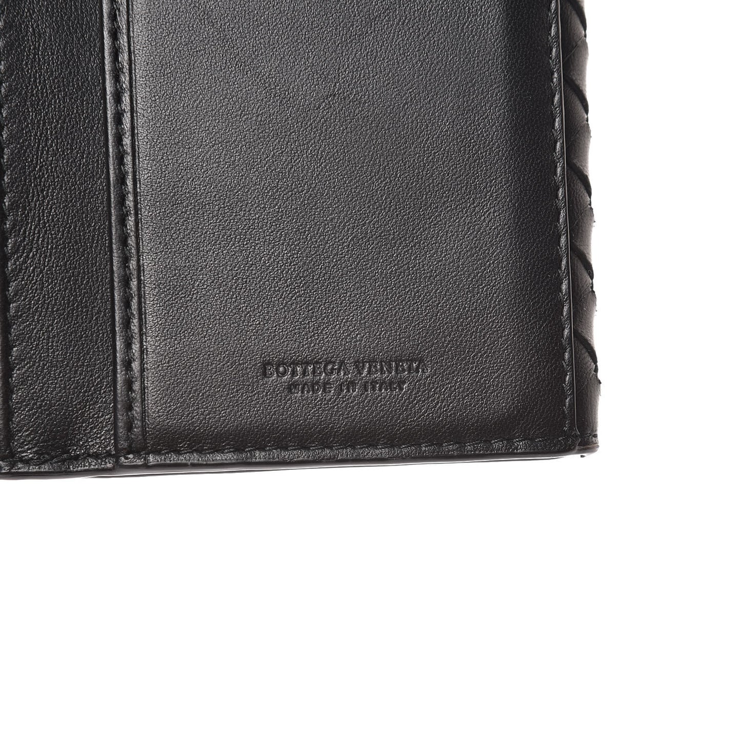 Nappa Intrecciato Continental Wallet Black