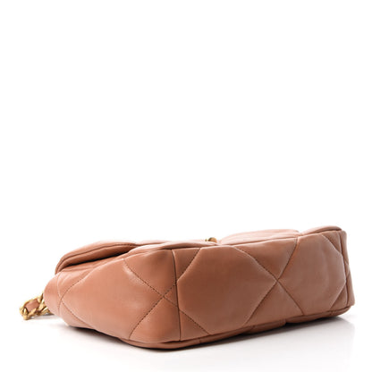Chanel Lambskin Quilted Medium Chanel 19 Flap Brown 4 of 11