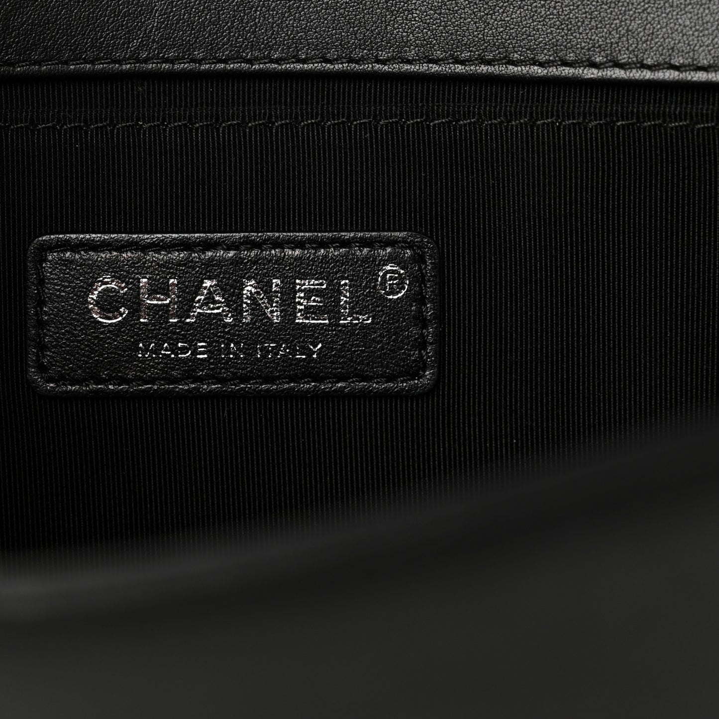 Calfskin Pleated Medium Boy In Rome Flap Black White