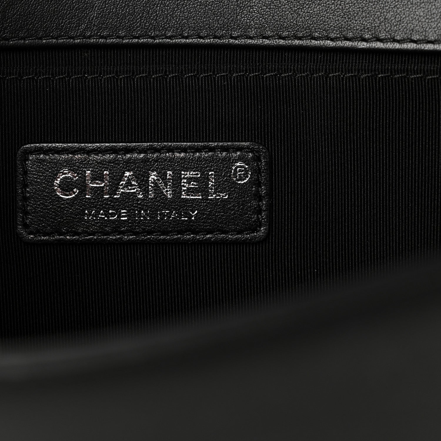 Chanel Calfskin Pleated Medium Boy In Rome Flap Black White 6 of 11