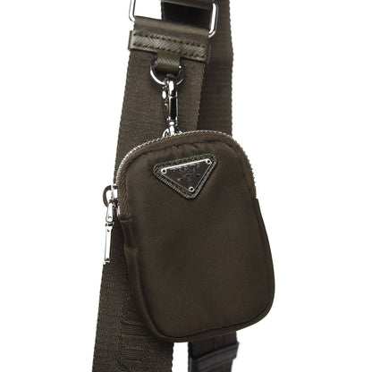 Prada Tessuto Nylon Saffiano Re-Edition 2005 Shoulder Bag Mimetico 12 of 12