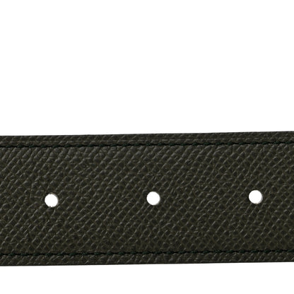 Hermes Epsom Reversible 32mm Belt Strap 85 34 Vert De Gris Vert Amande 3 of 7