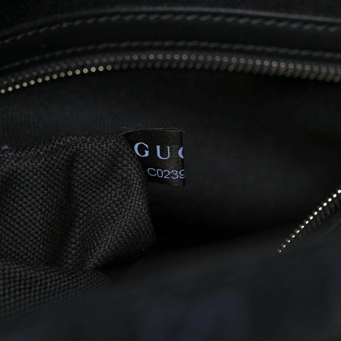 GG Supreme Monogram Web Tote Black Grey