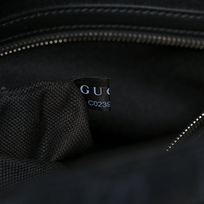Gucci GG Supreme Monogram Web Tote Black Grey 8 of 11