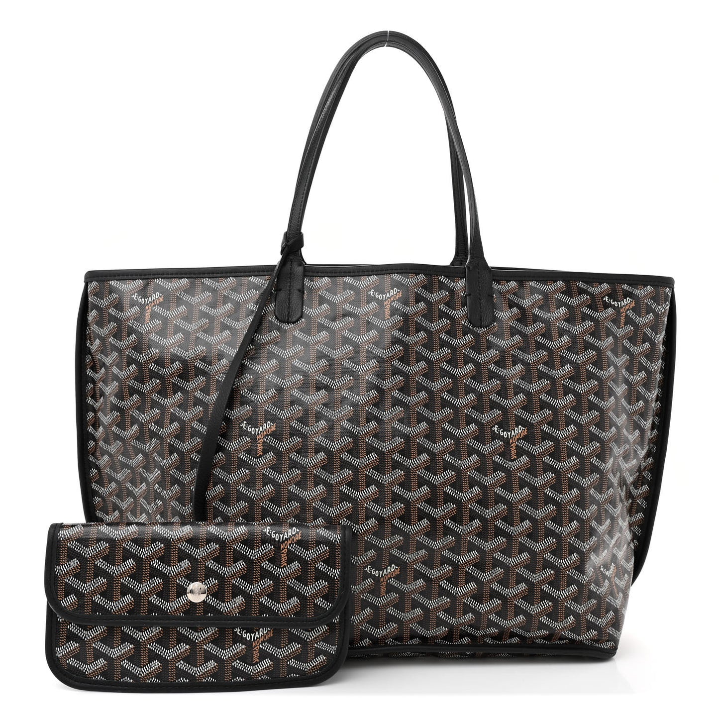 Goyardine Reversible Anjou PM Black