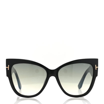 Tom Ford Acetate Anoushka Cat Eye Sunglasses TF371 Black 2 of 9