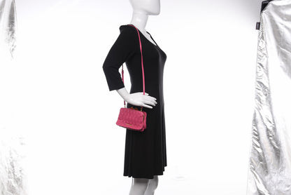 Miu Miu Matelasse Lux Mini Crossbody Tote Peonia 2 of 10