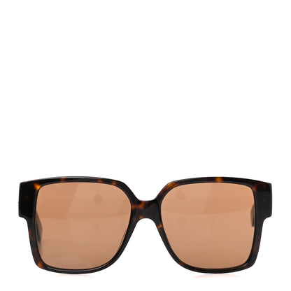 Saint Laurent Acetate Square SL M9N Sunglasses Tortoise 2 of 7