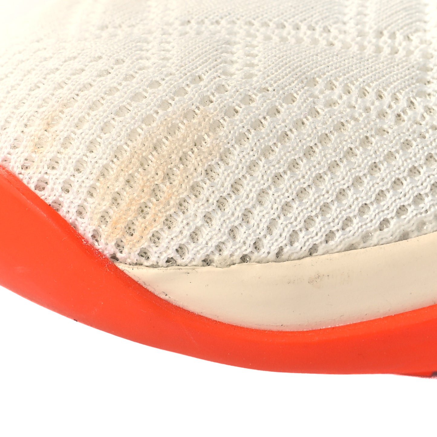 Technical 3D Mesh Womens FFluid Zip Up Sneakers 40 White Latte Ruggine