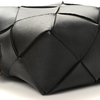 Bottega Veneta Lambskin Maxi Intrecciato Mini Cassette Camera Bag Black 7 of 8