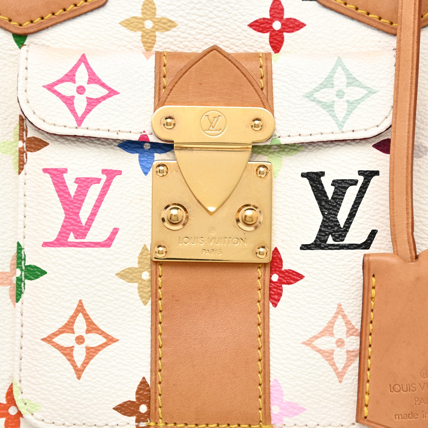Louis Vuitton Monogram Multicolor Speedy 30 White 7 of 21