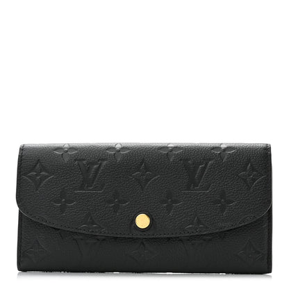 Louis Vuitton Empreinte Emilie Wallet Black Dune 1 of 9