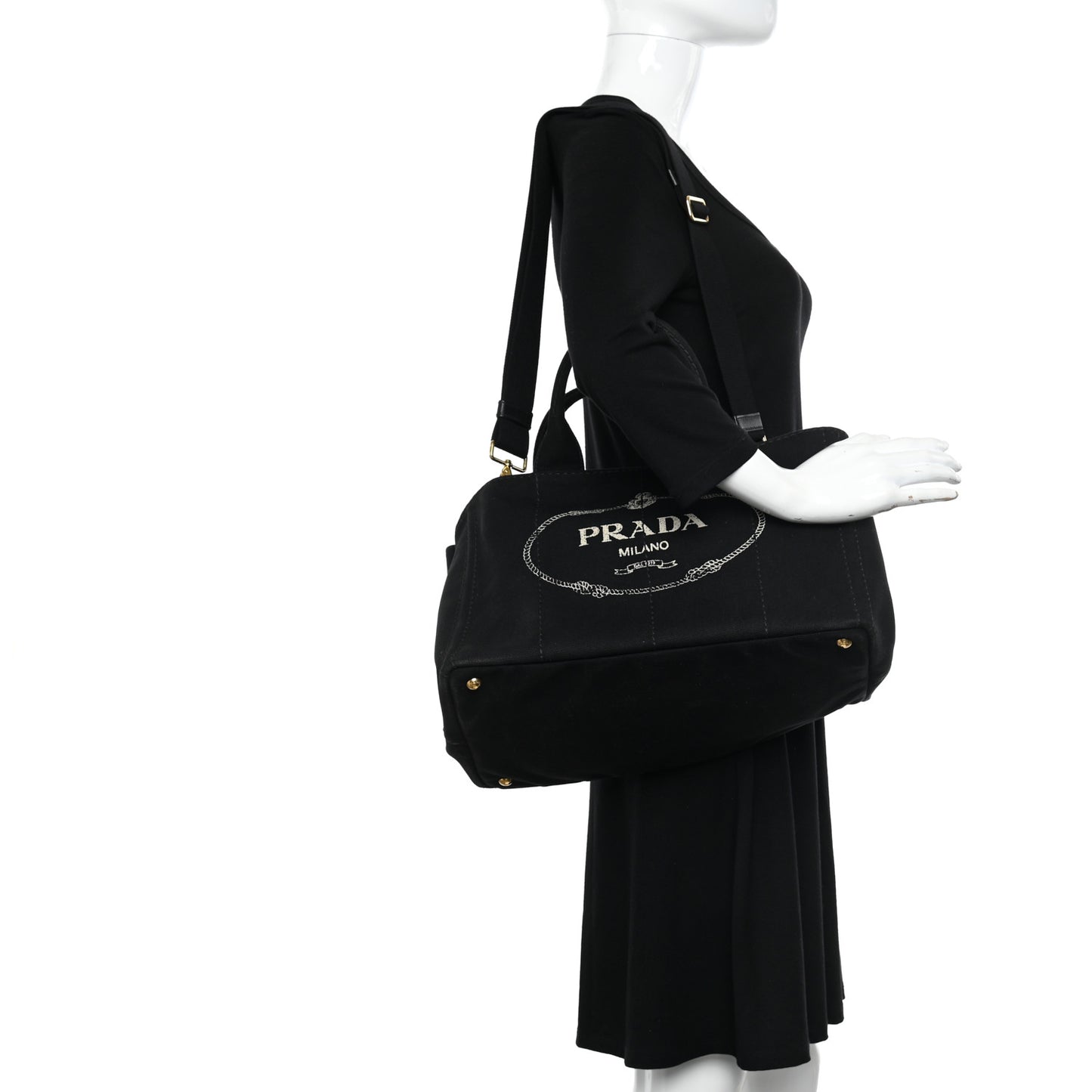 Canapa Logo Tote Black