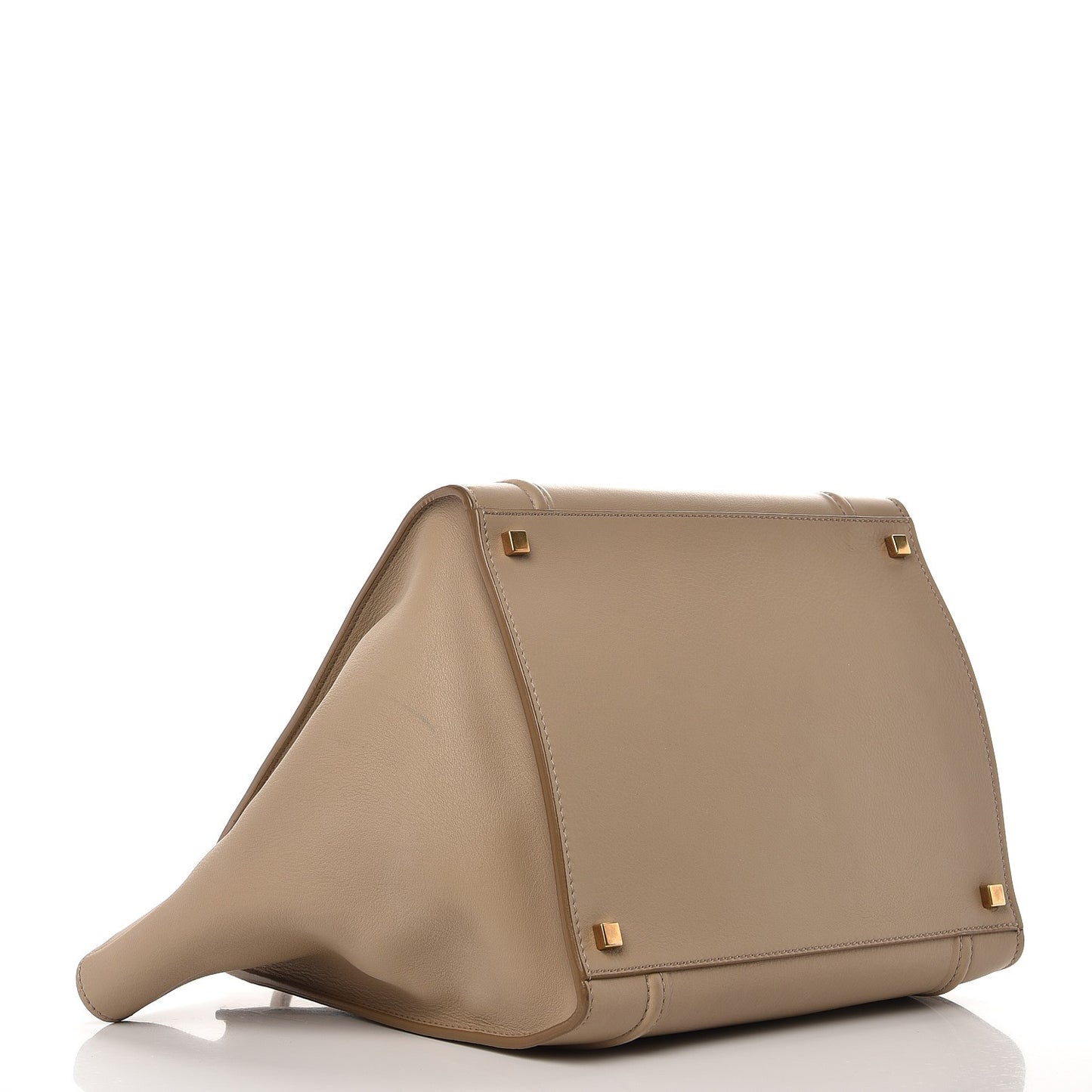 Supple Calfskin Medium Phantom Luggage Beige