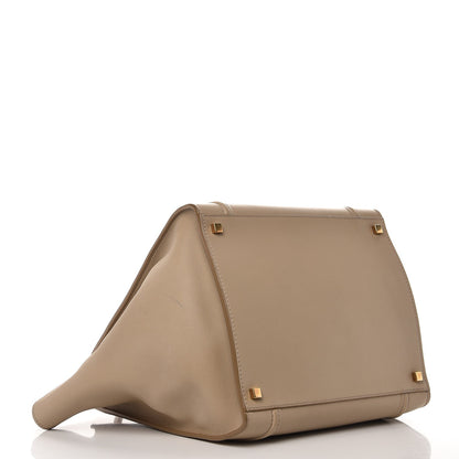 Celine Supple Calfskin Medium Phantom Luggage Beige 4 of 8