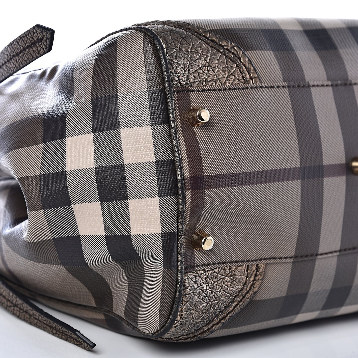Smoked Check Small Canterbury Tote Anthracite