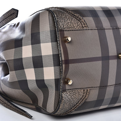 Burberry Smoked Check Small Canterbury Tote Anthracite 7 of 17
