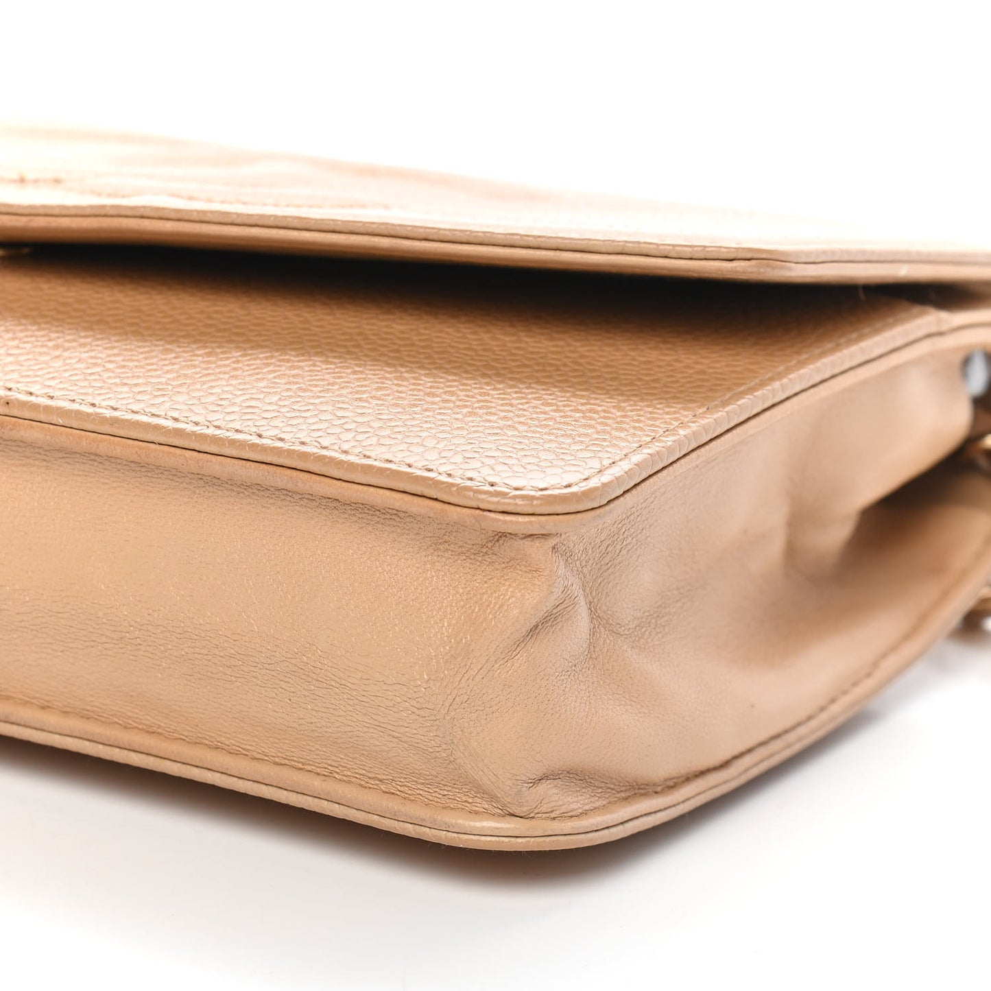 Caviar Timeless CC Wallet On Chain WOC Beige