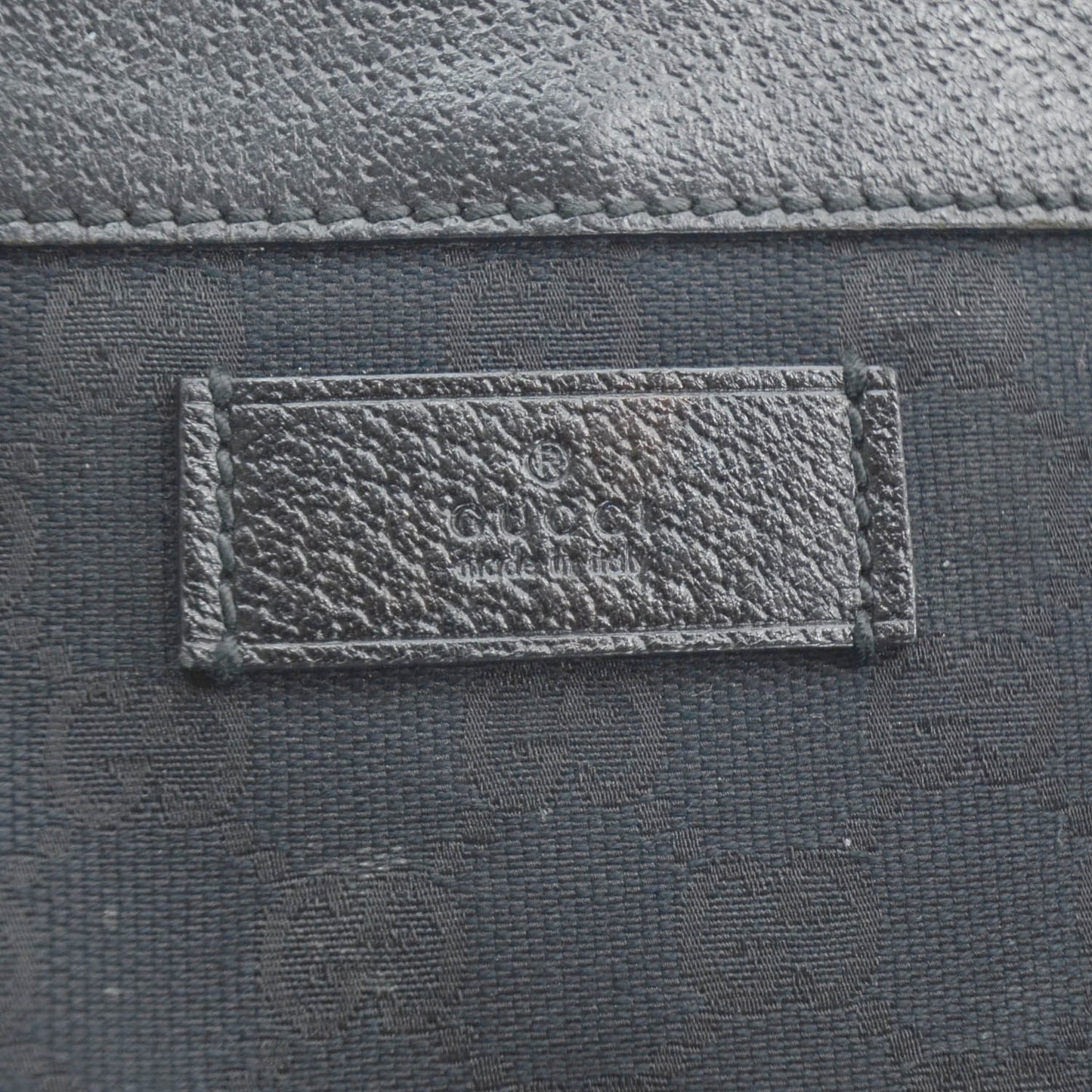 Monogram Large Tote Black