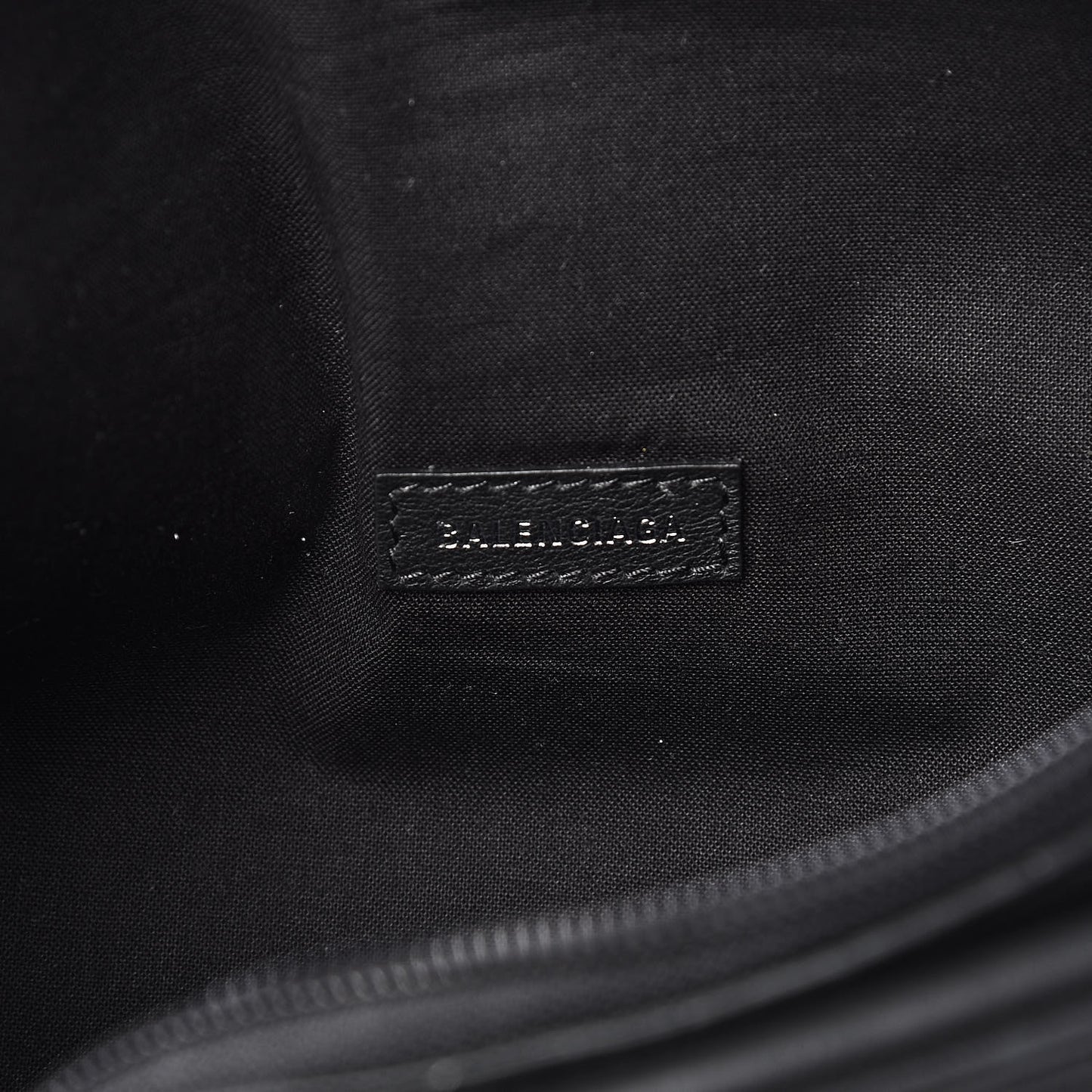 Calfskin Everyday Logo Belt Bag Black