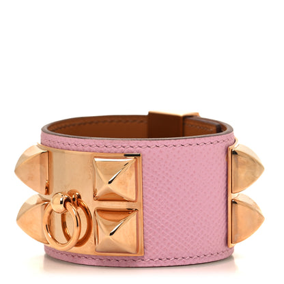 Hermes Epsom Collier de Chien CDC Bracelet T2 Mauve Sylvestre 1 of 5