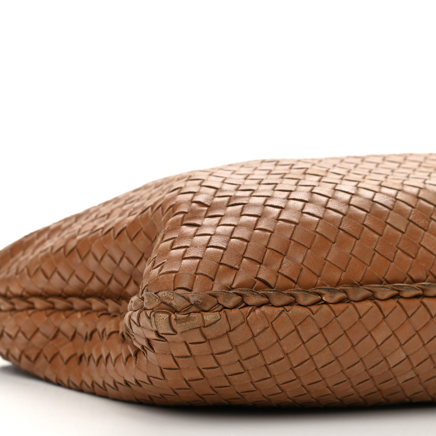 Nappa Intrecciato Large Veneta Hobo Noce