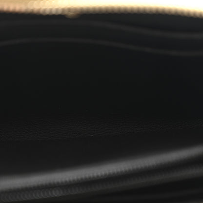 Chanel Metallic Calfskin Crocodile Embossed Small Zip Wallet Gold 7 of 14