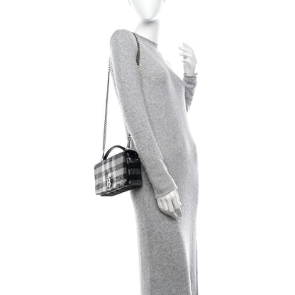 Burberry Sequin Small Lola Bag Dark Charcoal 2 of 11