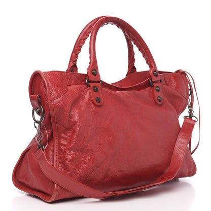 Balenciaga Agneau Classic Hardware City Rouge Cardinal 3 of 12