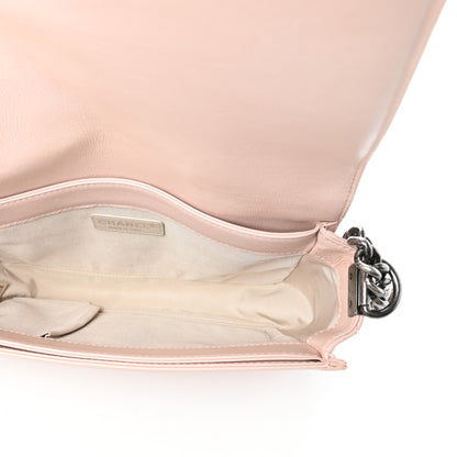 Chanel Calfskin New Medium Boy Reverso Flap Light Pink 5 of 10