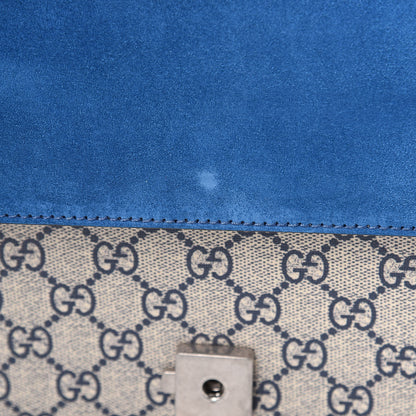 Gucci GG Supreme Monogram Blooms Small Dionysus Shoulder Bag Beige Navy Vintage Blue 11 of 11