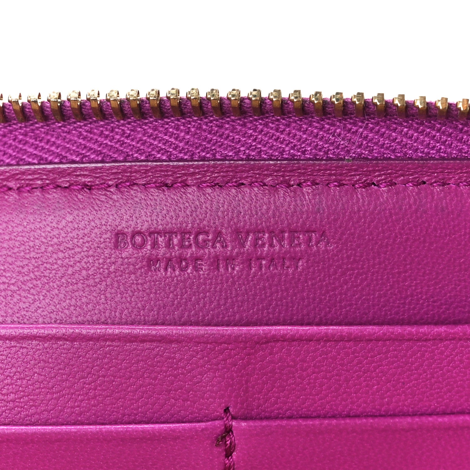 Bottega Veneta Nappa Intrecciato Zip Around Wallet Orchid 6 of 12