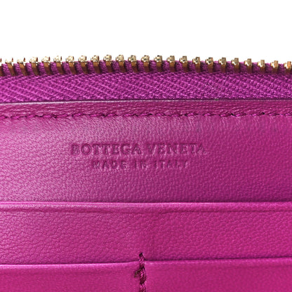 Bottega Veneta Nappa Intrecciato Zip Around Wallet Orchid 6 of 12